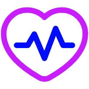 Heart Rate Pulse Graph Icon from Plump Neon - Free Set