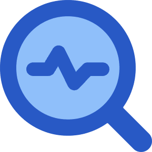 Heart Rate Search Icon from Core Flat - Free Set