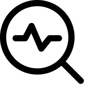 Heart Rate Search Icon from Core Line - Free Set