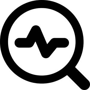 Heart Rate Search Icon from Core Remix - Free Set
