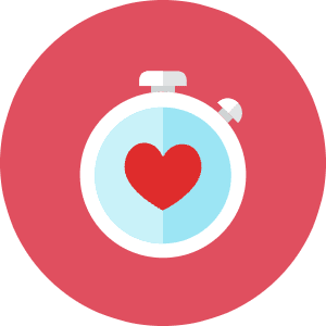 Heart Watch Icon from Kameleon Colors - Free Set