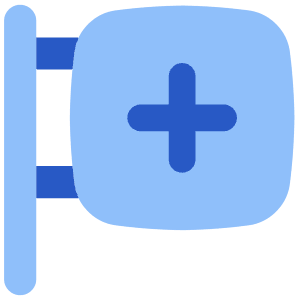 Hospital Sign Icon from Flex Flat - Free Set