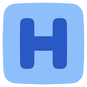 Hospital Sign Square Icon from Plump Flat - Free Set
