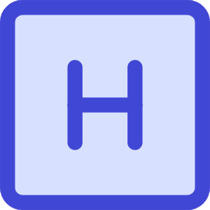 Hospital Sign Square Icon from Core Duo - Free Set