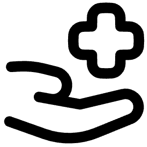 Insurance Hand 1 Icon from Flex Line - Free Set