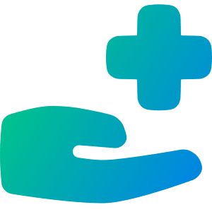 Insurance Hand Icon from Plump Gradient - Free Set