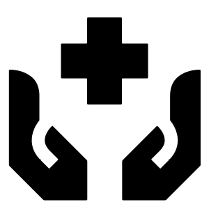Insurance Hands Icon from Sharp Solid - Free Set