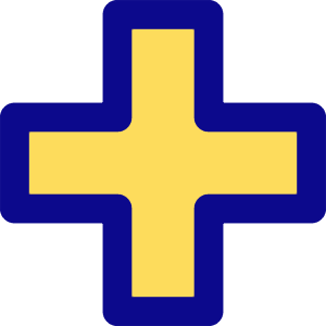 Medical Cross Sign Healthcare Icon from Core Pop - Free Set