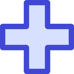 Medical Cross Sign Healthcare Icon from Core Duo - Free Set