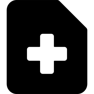 Medical Files Report History Icon from Core Solid - Free Set