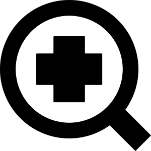 Medical Search Diagnosis Icon from Sharp Remix - Free Set