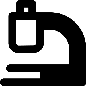 Microscope Observation Sciene Icon from Core Remix - Free Set
