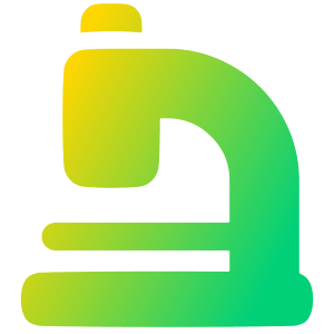 Microscope Observation Sciene Icon from Plump Gradient - Free Set