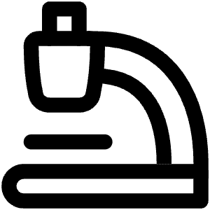 Microscope Observation Sciene Icon from Flex Line - Free Set