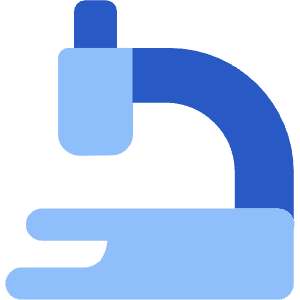 Microscope Observation Sciene Icon from Core Flat - Free Set