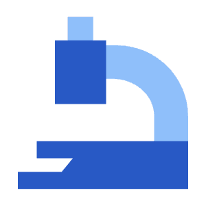 Microscope Observation Sciene Icon from Sharp Flat - Free Set