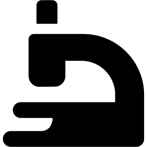 Microscope Observation Sciene Icon from Core Solid - Free Set