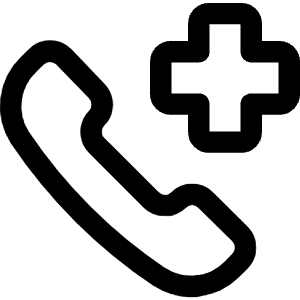 Online Medical Call Service Icon from Core Line - Free Set