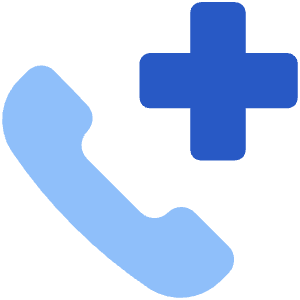 Online Medical Call Service Icon from Core Flat - Free Set
