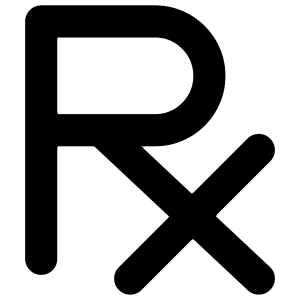 Prescription Pills Drugs Healthcare Icon from Core Solid - Free Set