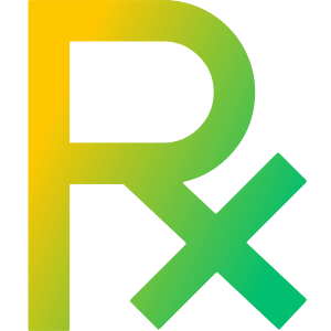 Prescription Pills Drugs Healthcare Icon from Sharp Gradient- Free Set