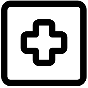 Sign Cross Square Icon from Core Line - Free Set