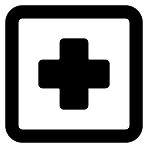 Sign Cross Square Icon from Core Remix - Free Set