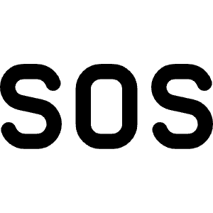 Sos Help Emergency Sign Icon from Core Line - Free Set