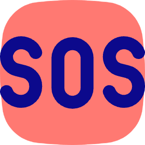 Sos Help Emergency Sign Icon from Flex Pop - Free Set