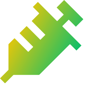 Syringe Icon from Sharp Gradient- Free Set