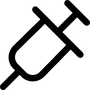 Syringe Icon from Core Line - Free Set