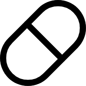 Tablet Capsule Icon from Core Line - Free Set