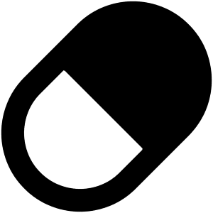 Tablet Capsule Icon from Flex Solid - Free Set