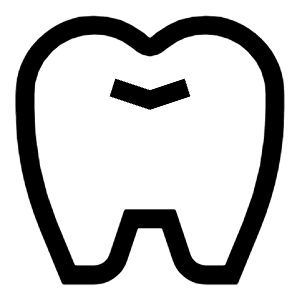 Tooth Icon from Sharp Line - Free Set