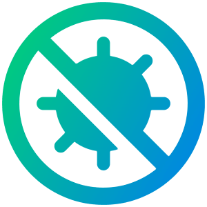Virus Antivirus Icon from Plump Gradient - Free Set