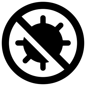 Virus Antivirus Icon from Plump Solid - Free Set