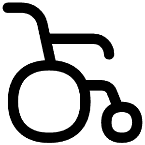 Wheelchair Icon from Flex Line - Free Set