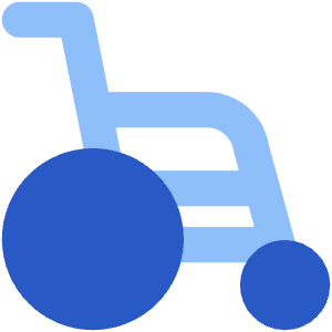 Wheelchair Icon from Core Flat - Free Set