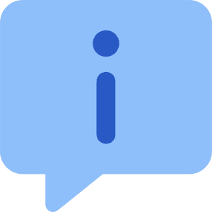 Chat Bubble Info Help Circle Icon from Core Flat Set