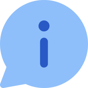 Chat Bubble Info Help Icon from Core Flat Set