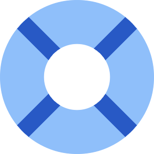 Help Support Lifebuoy Icon from Core Flat Set