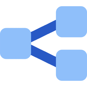 Hierarchy 1 Icon from Core Flat Set