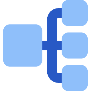 Hierarchy 15 Icon from Core Flat Set