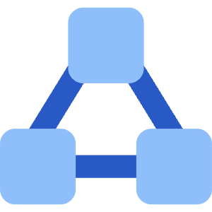 Hierarchy 3 Icon from Core Flat Set