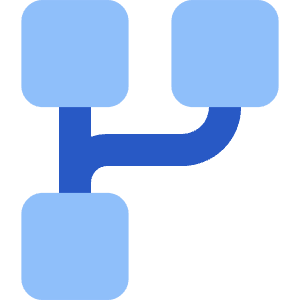 Hierarchy 6 Icon from Core Flat Set