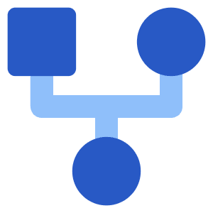 Hierarchy Family History Tree Icon from Core Flat Set