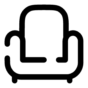 Armchair Icon from Solar Broken Set