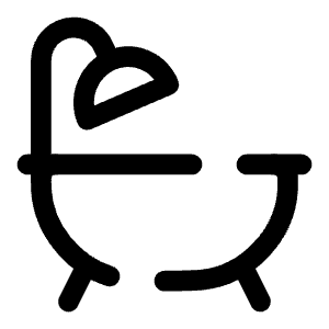 Bath Icon from Solar Broken Set