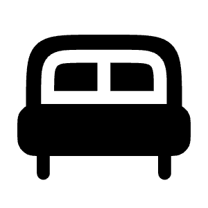 Bed Icon from Solar Bold Set