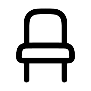 Chair Icon from Solar Linear Set